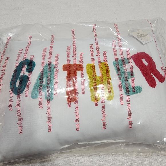 Decorative pillow "Gather''  10'' X 14'' - Picture 4 of 6